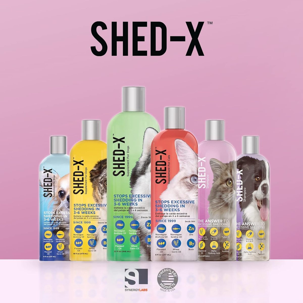 Shed-X for Cats — Supplement & Shampoo