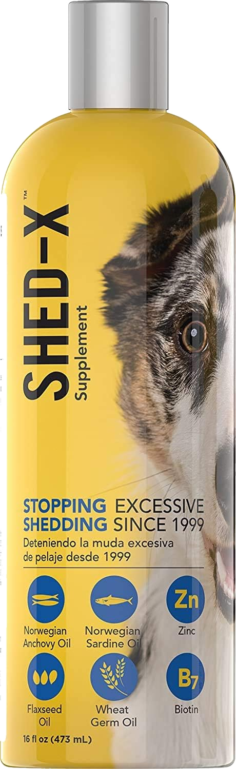 Shed-X 16 oz liquid supplement for medium dogs