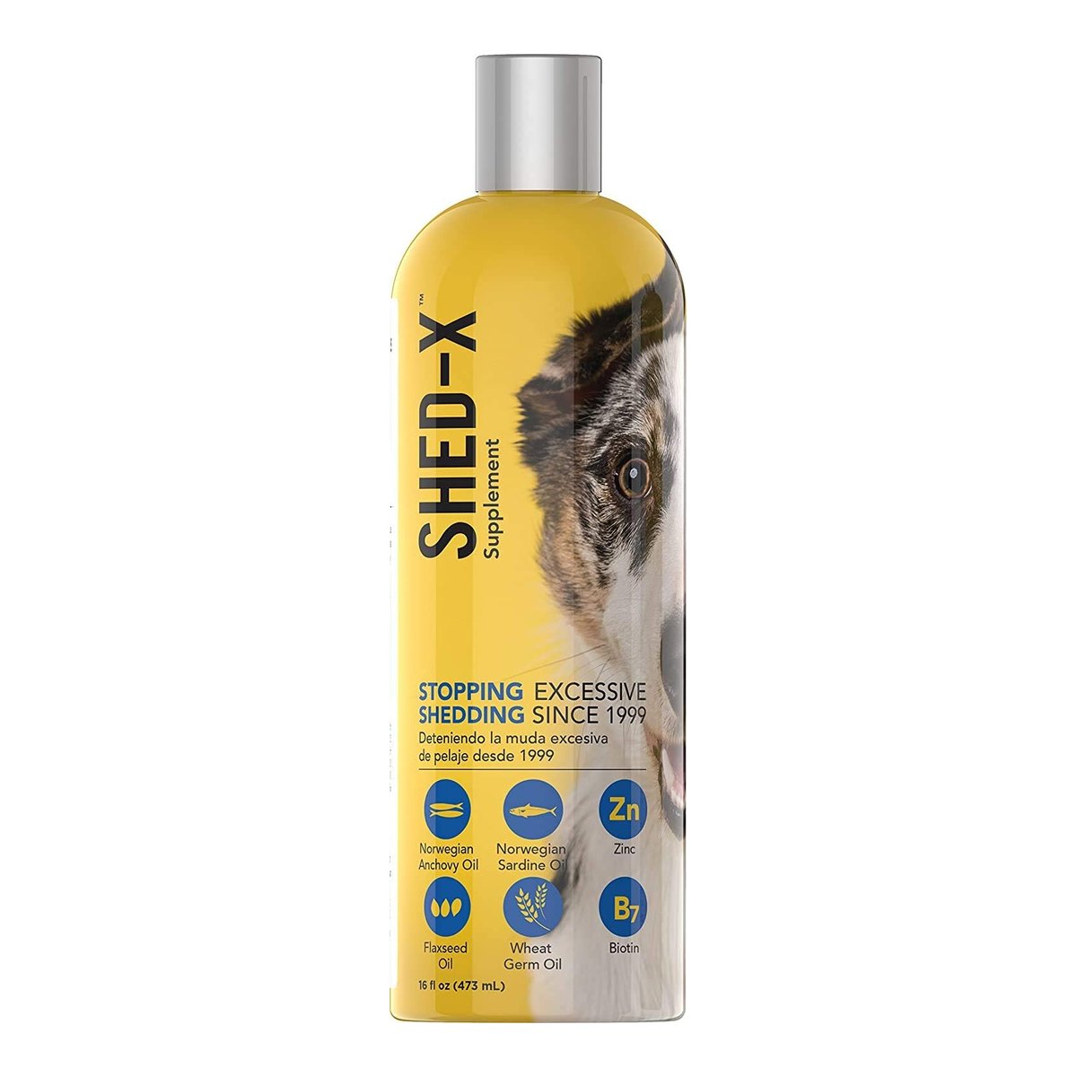 Shed-X Liquid Dog Supplement, 16 oz — Medium Dogs
