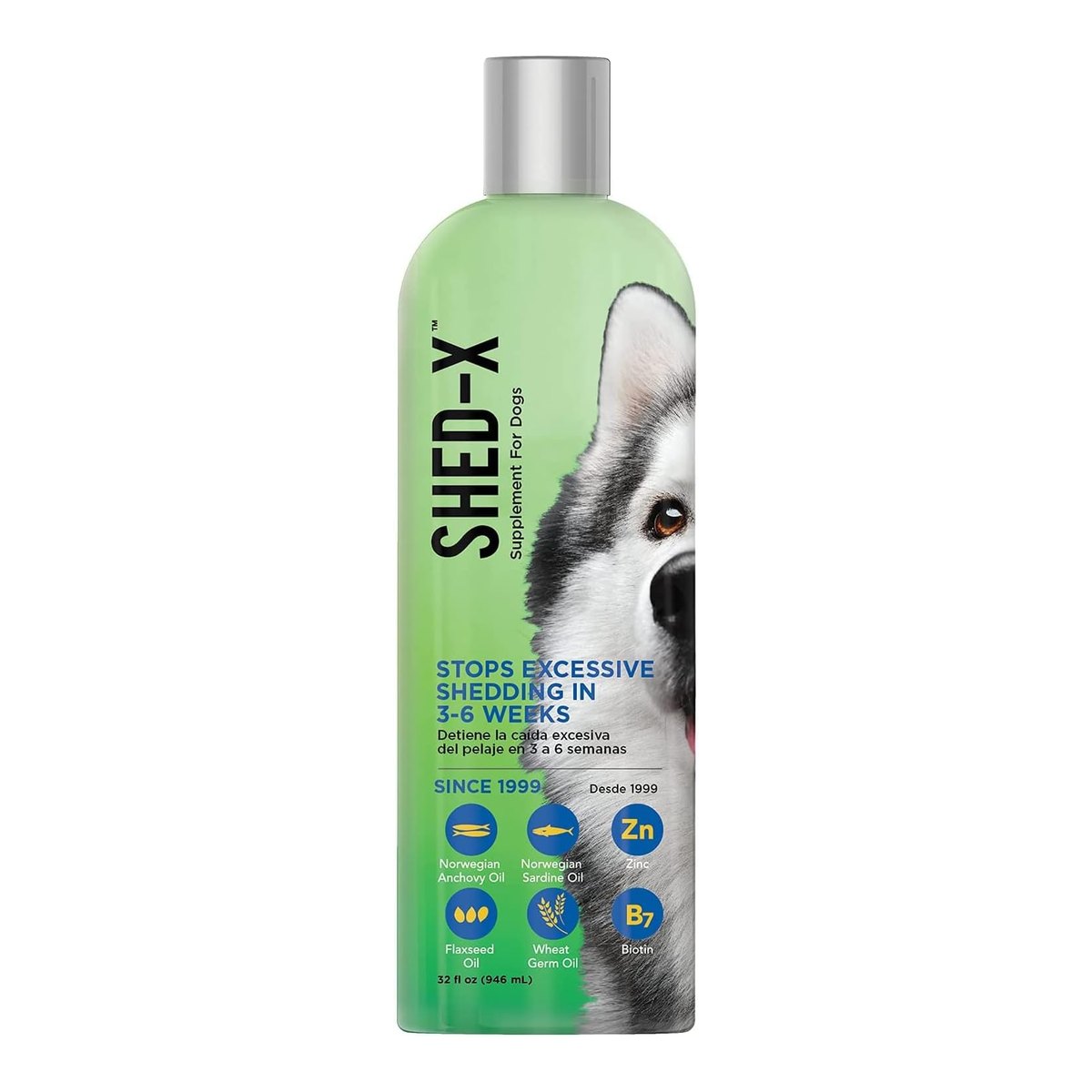 Shed-X Liquid Dog Supplement, 32 oz — Large Dogs