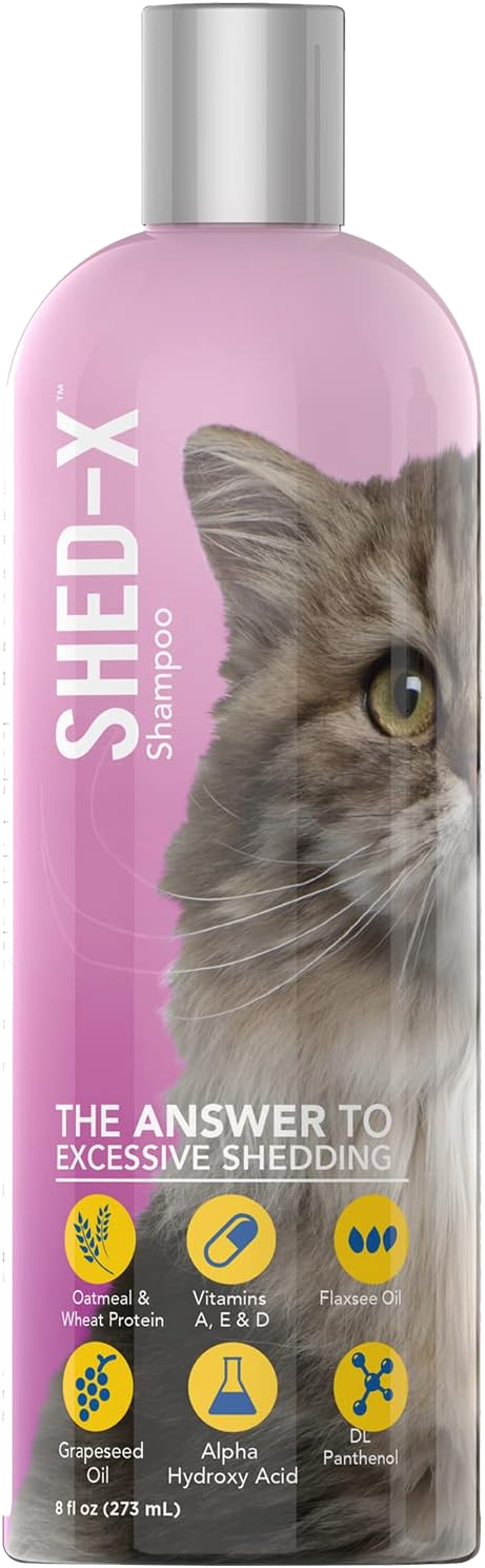 Shed-X Shed Control Shampoo for Cats, 8 oz — Ginger & Nectarine