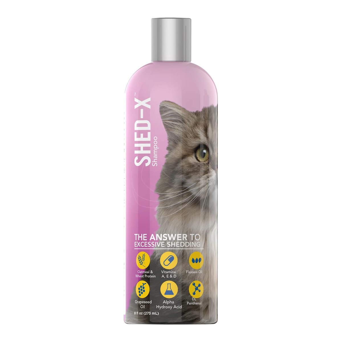 Shed-X Shed Control Shampoo for Cats, 8 oz — Ginger & Nectarine