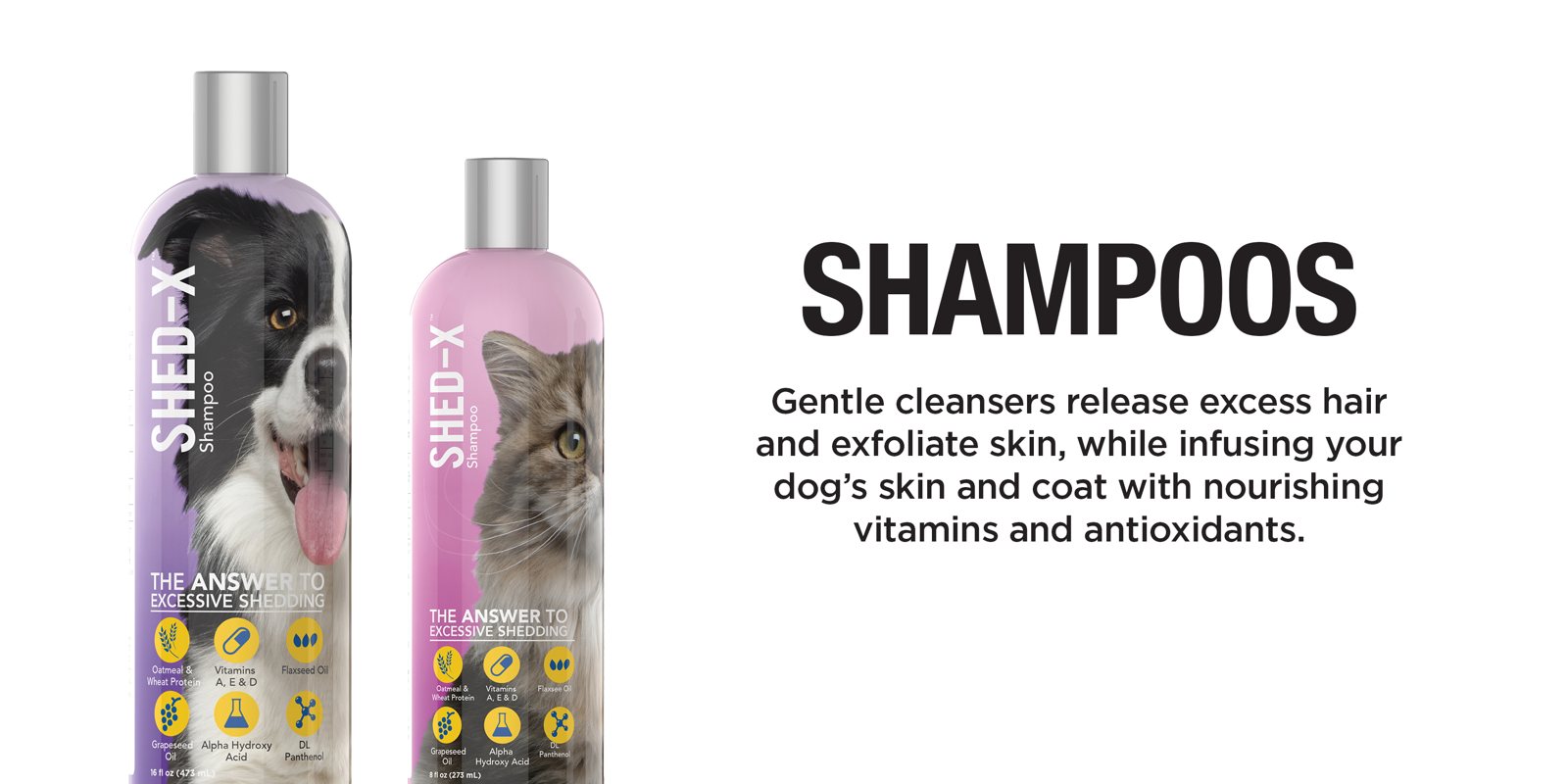 Shed-X Shed Control Shampoos